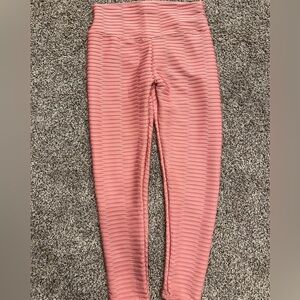 Blush Pink Scrunch Leggings NWOT size Large